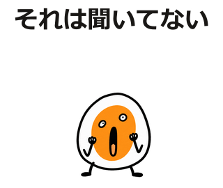 それは聞いてない